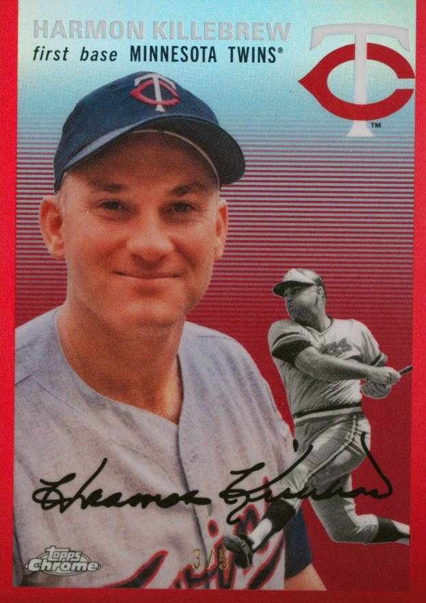 2023 Topps Chrome Platinum Anniversary Harmon Killebrew #416 Baseball Card