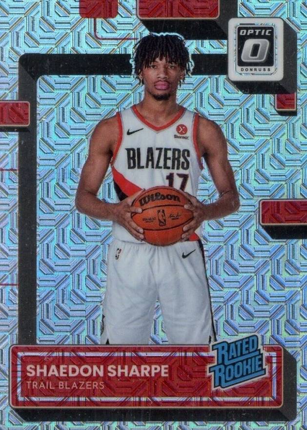 2022 Panini Donruss Optic Shaedon Sharpe #249 Basketball Card