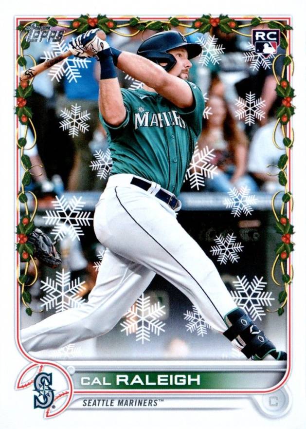 2022 Topps Holiday Cal Raleigh #HW175 Baseball Card