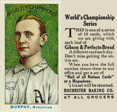 1911 Rochester Baking Danny Murphy # Baseball Card
