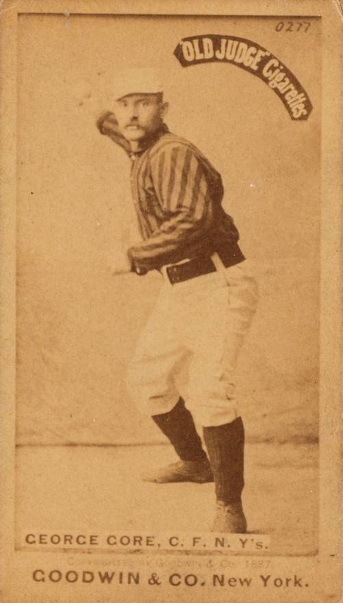 1887 Old Judge George Gore #196-2a Baseball Card - VCP Price Guide