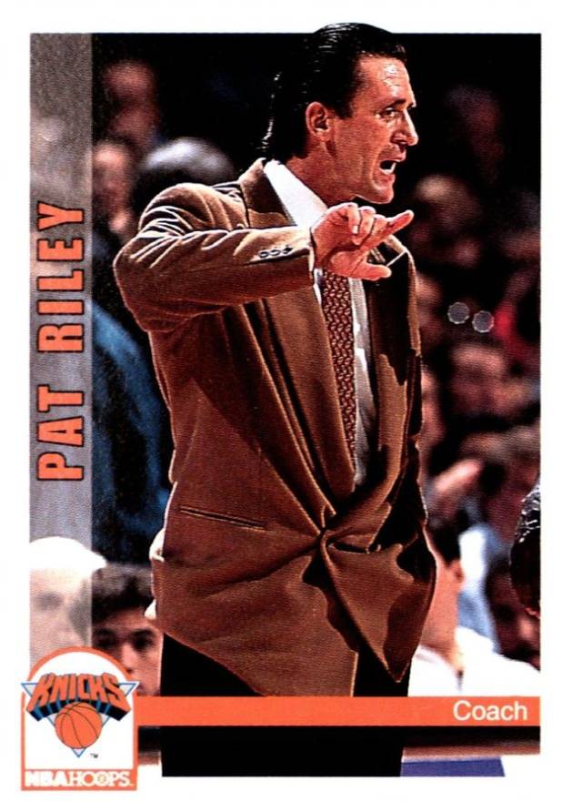 1992 Hoops Pat Riley #256 Basketball Card