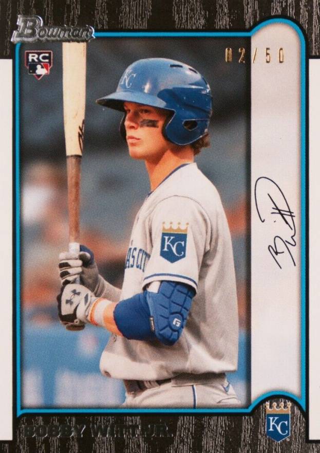 2022 Bowman Transcendent VIP Party Bobby Witt Jr. Through the Years Bobby Witt Jr. #1999 Baseball Card