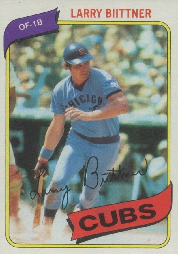 1980 Topps Larry Biittner #639 Baseball Card