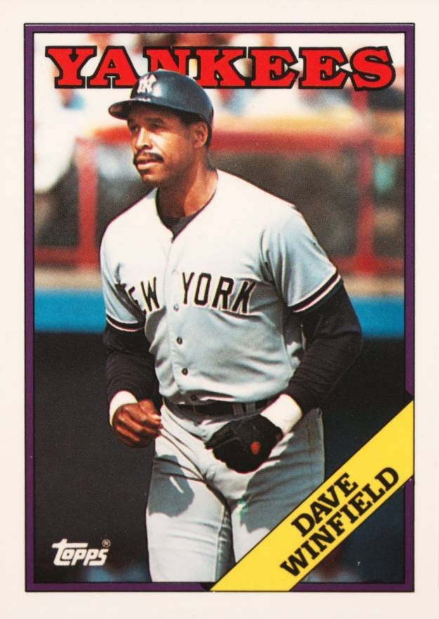 1988 Topps Tiffany Dave Winfield #510 Baseball Card