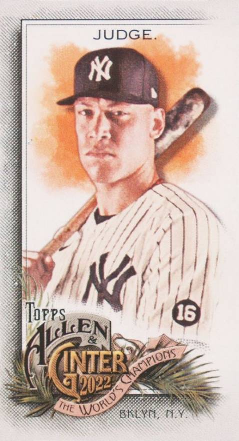 2022 Topps Allen & Ginter Aaron Judge #11 Baseball Card