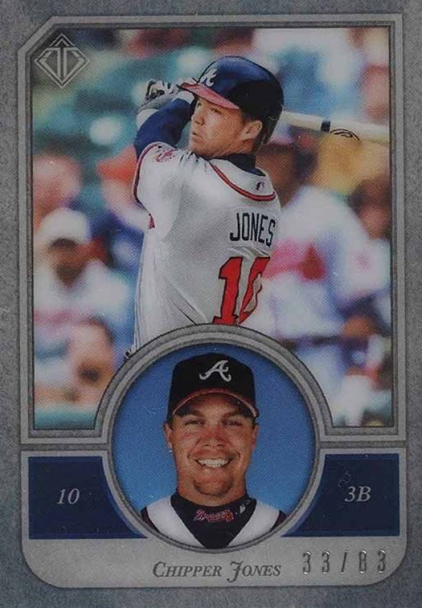 2018 Topps Transcendent Collection Icons Chipper Jones #19 Baseball Card