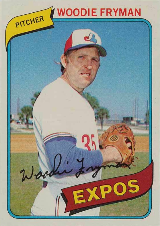 1980 Topps Woody Fryman #607 Baseball Card