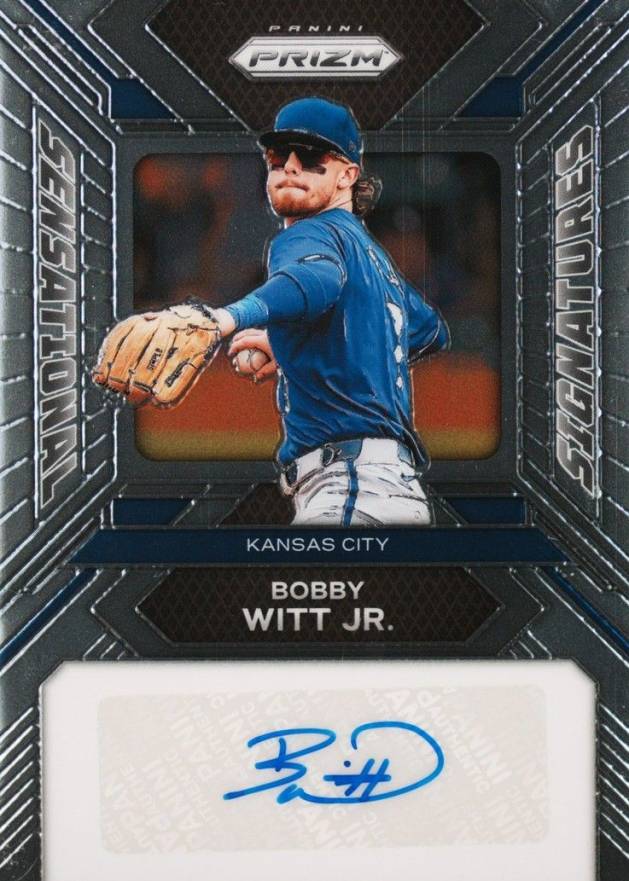 2024 Panini Prizm Sensational Signatures Bobby Witt Jr. #SSBWJ Baseball Card