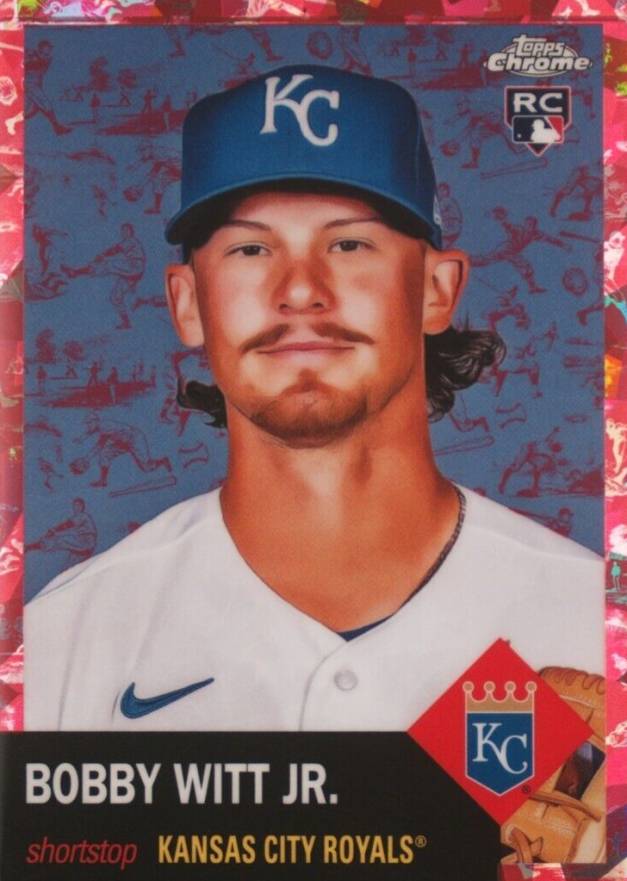 2022 Topps Chrome Platinum Anniversary Bobby Witt Jr. #61 Baseball Card