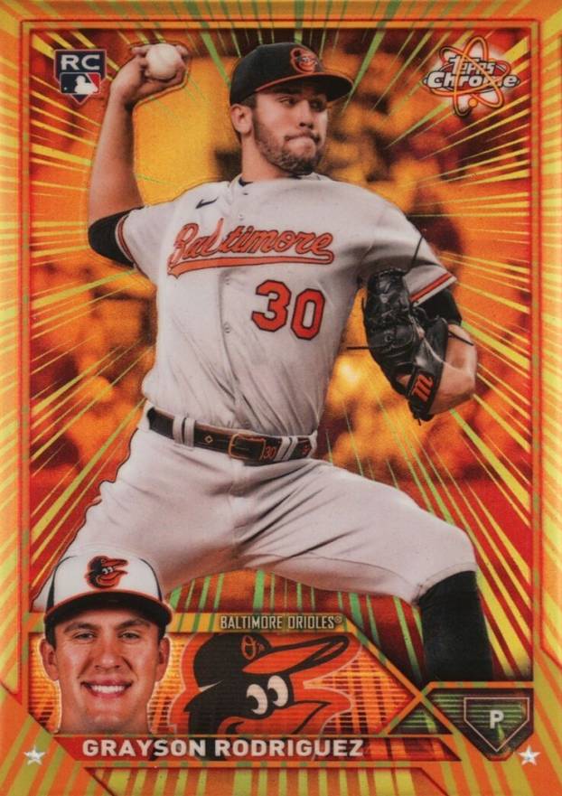 2023 Topps Chrome Radiating Rookies Grayson Rodriguez #RR17 Baseball Card