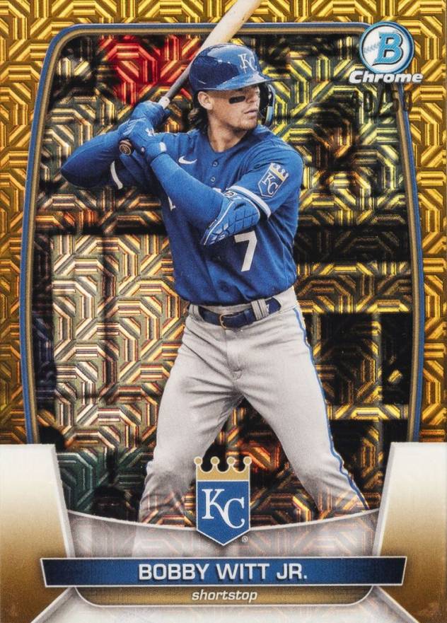 2023 Bowman Mega Box Chrome Bobby Witt Jr. #57 Baseball Card