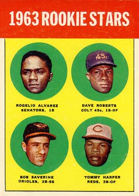 1963 Topps Rogello Alvarez #158 Baseball Card