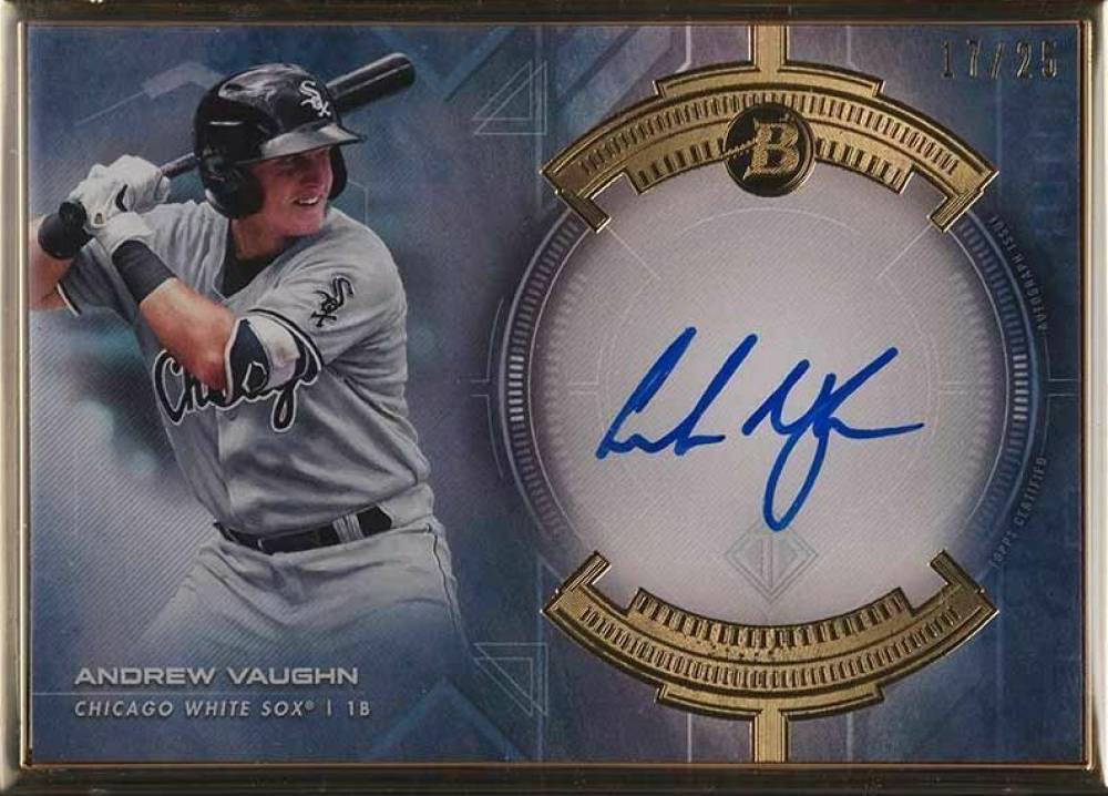 2020 Bowman Transcendent Collection Transcendent Collection Autographs Andrew Vaughn #AV Baseball Card