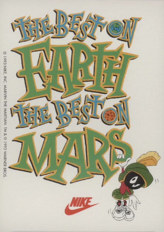 ＠NIKE AEROSPACE (JORDAN) ステッカーセット (1993) Nike Aerospace Trading Sticker Cards 6 Nike Air Jordan New