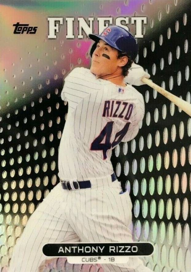 2013 Finest Anthony Rizzo #72 Baseball Card