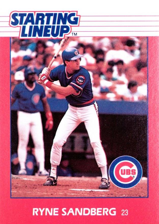 1988 Kenner Starting Lineup Ryne Sandberg # Baseball Card