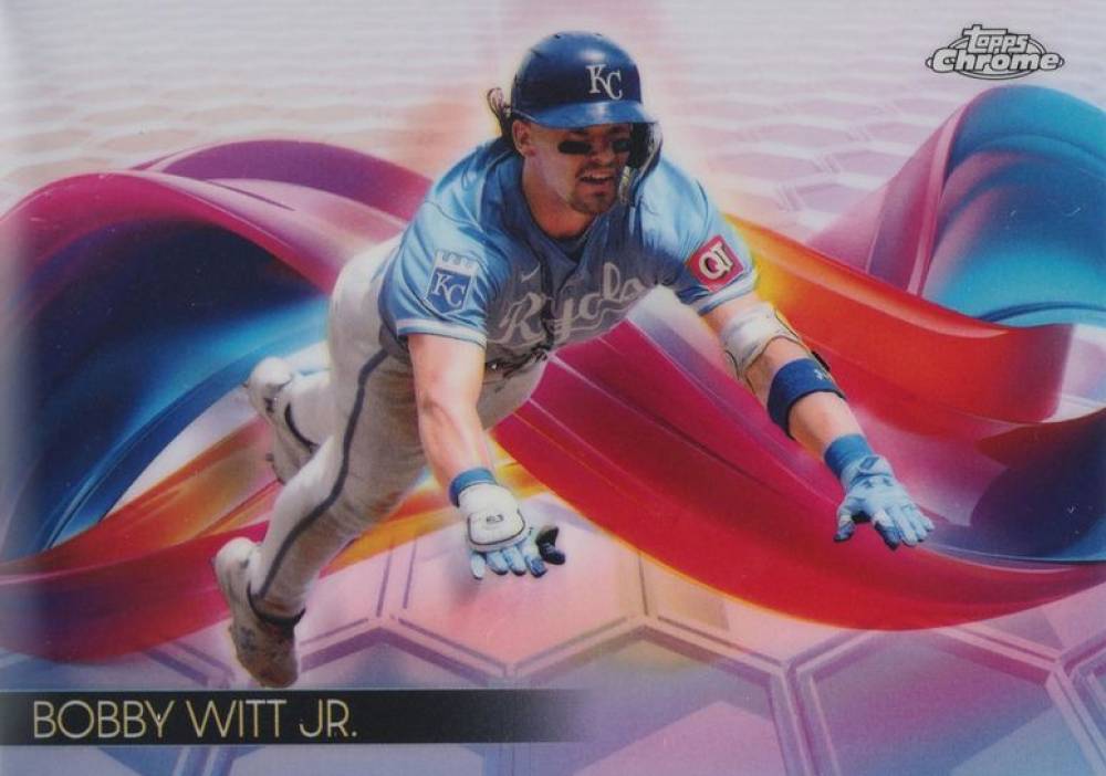 2024 Topps Chrome Helix Bobby Witt Jr. #HX25 Baseball Card