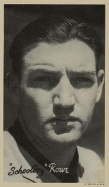 1936 Goudey Premiums-Type 1-Wide Pen Schoolboy Rowe # Baseball Card