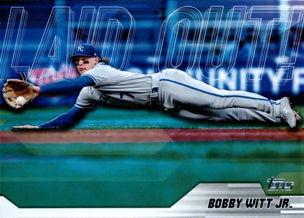 2023 Topps Update Laid Out Bobby Witt Jr. #LO10 Baseball Card