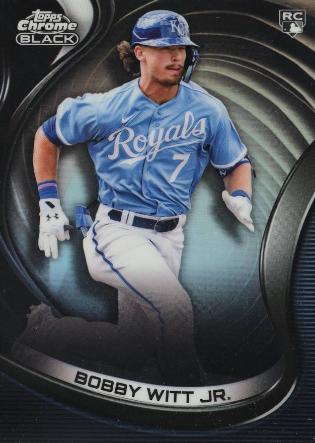 2022 Topps Chrome Black Bobby Witt Jr. #51 Baseball Card