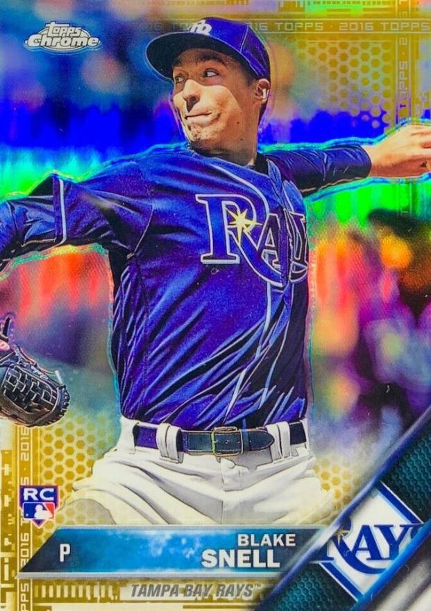 2016 Topps Chrome Blake Snell #181 Baseball Card