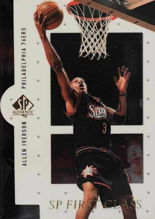 1998 SP Authentic First Class Allen Iverson #FC21 Basketball Card