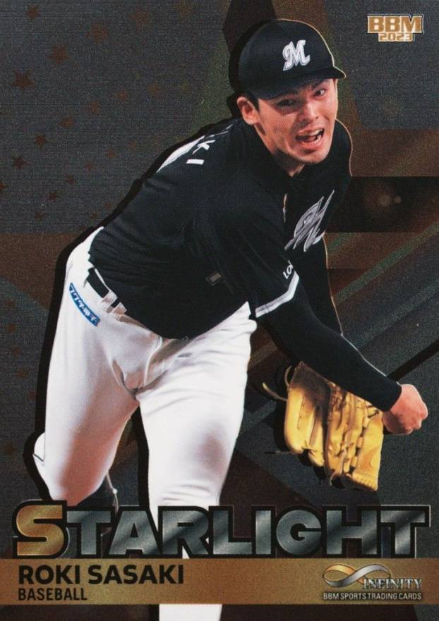 2023 BBM Infinity Starlight Roki Sasaki #ST06 Baseball Card
