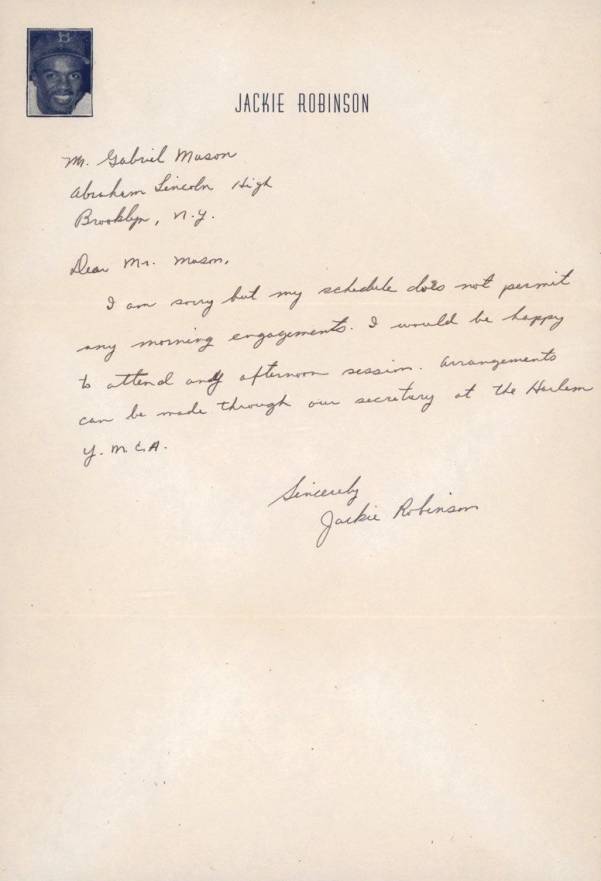 1999 Hall of Fame Autographs Jackie Robinson # Baseball Card