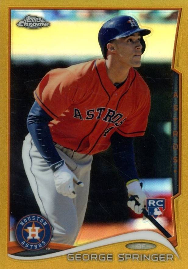 2014 Topps Chrome Update George Springer #MB-4 Baseball Card