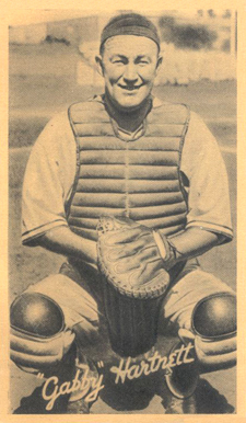 1936 Goudey Premiums-Type 1-Wide Pen Gabby Hartnett # Baseball Card