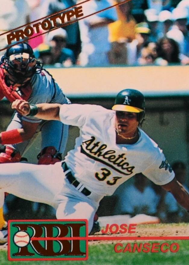 1991 RBI Magazine Prototype Jose Canseco #6P Baseball Card
