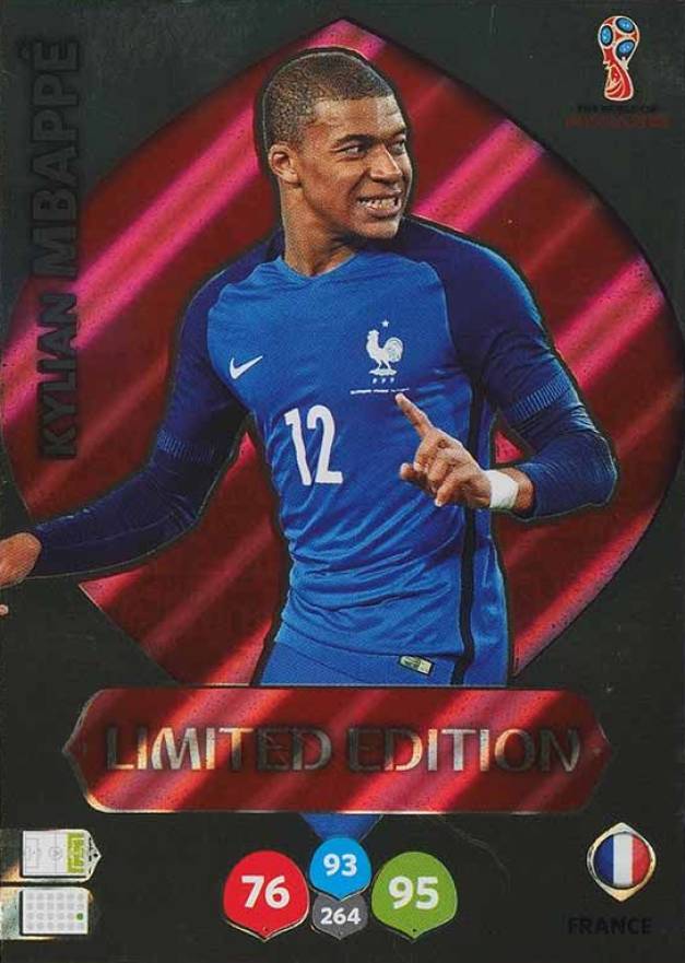 mbappe limited edition card Cromo Trading Card Fútbol-Kylian Mbappé-Francia-Panini Adrenalyn XL Fifa  World Cup 2026-LE34-Limited Edition main image 0