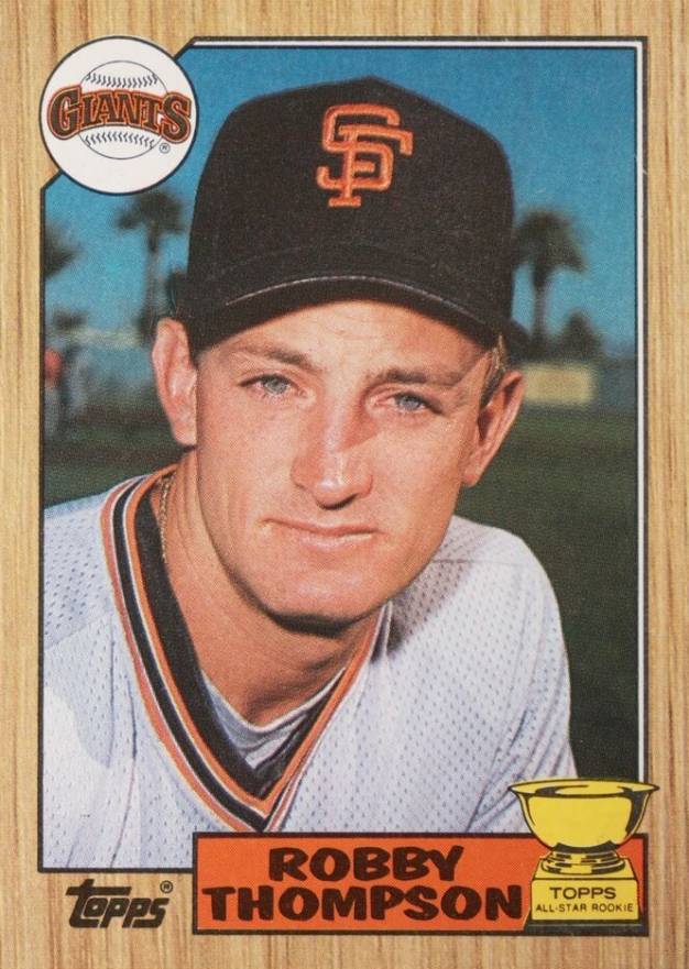 1987 Topps Rob Thompson #658 Baseball Card