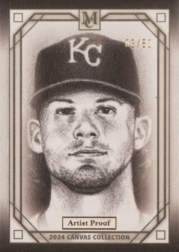 2024 Topps Museum Collection Canvas Collection Reprints Bobby Witt Jr. #CCR14 Baseball Card