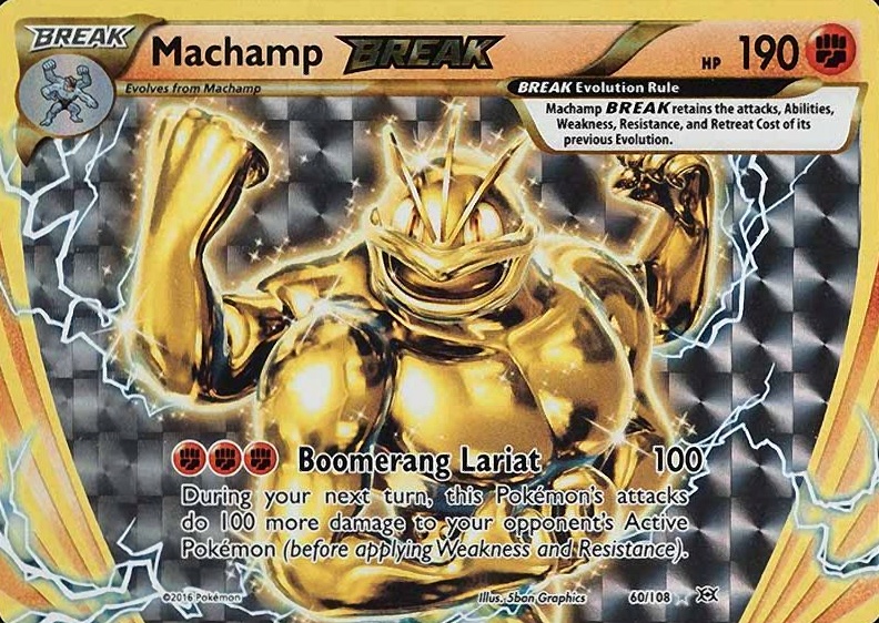2016 Pokemon XY Evolutions Machamp Break #60 TCG - VCP Price Guide