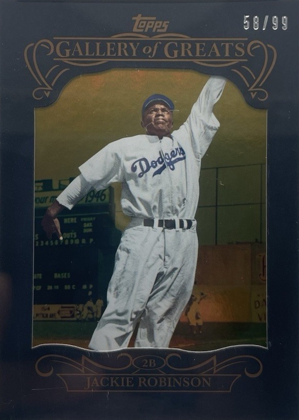 2015 Topps Gallery of Greats Jackie Robinson #GG-20 Baseball Card