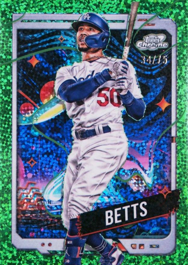 2024 Topps Chrome Cosmic Mookie Betts #53 Baseball Card