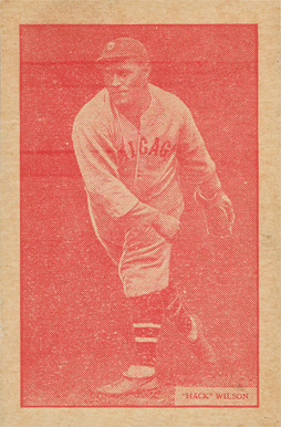 1933 Uncle Jacks Candy Hack Wilson # Baseball Card - VCP Price Guide