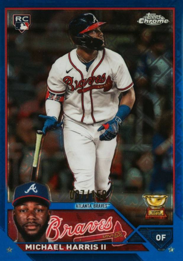 2023 Topps Chrome Logofractor Edition Michael Harris II #79 Baseball Card