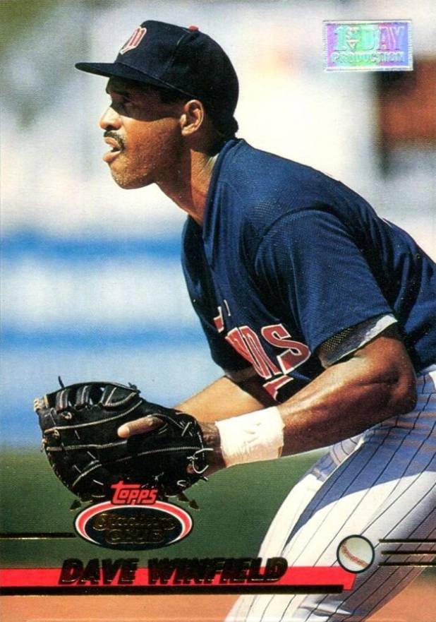 1993 Stadium Club 1st Day Production Dave Winfield #609 Baseball Card