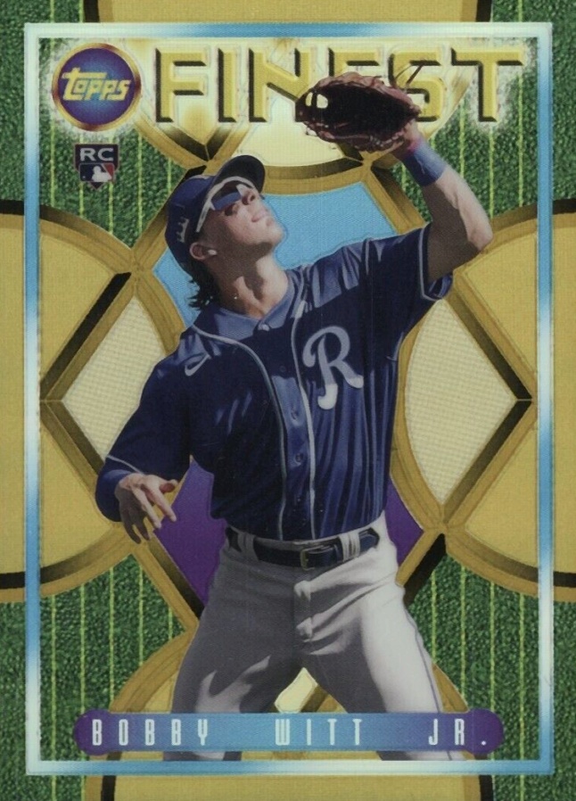 2022 Topps Finest Flashbacks Bobby Witt Jr. #29 Baseball Card