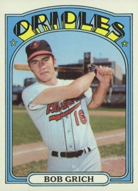 1972 Topps Bobby Grich #338 Baseball Card