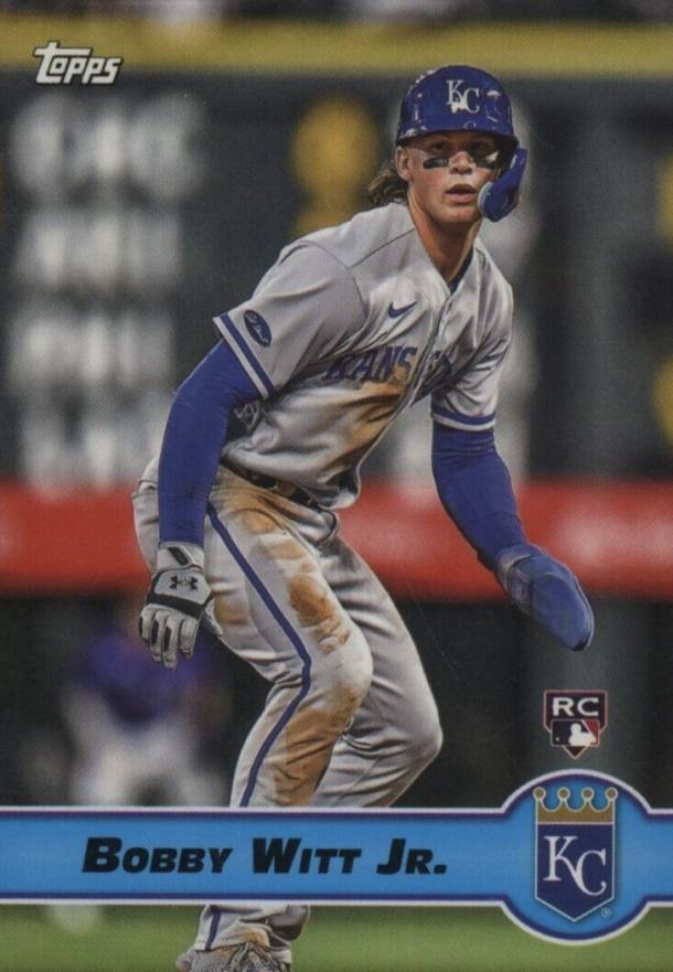 2022 Topps UK Edition 1997-98 Merlin's Premier Gold Redux Bobby Witt Jr. #PG19 Baseball Card