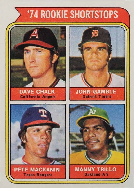 1974 Topps Dave Chalk #597 Baseball Card
