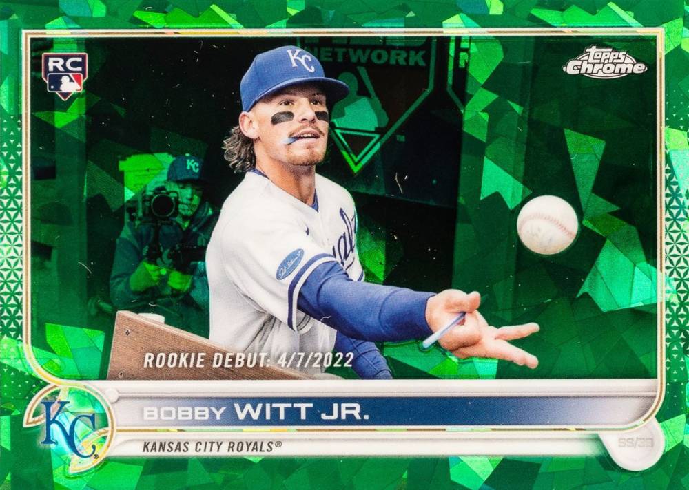 2022 Topps Chrome Update Sapphire Edition Bobby Witt Jr. #113 Baseball Card