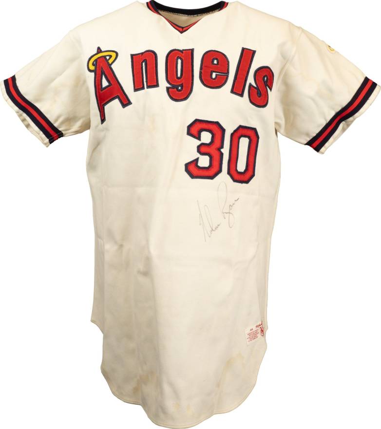 1980 Hall of Fame Player Game Used  Nolan Ryan # Baseball Card