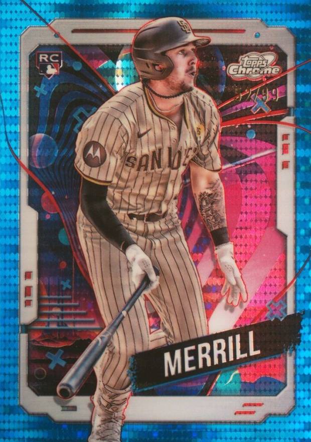 2024 Topps Chrome Cosmic Jackson Merrill #194 Baseball Card