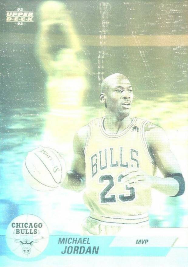 1992 Upper Deck International Award Winner Hologram Michael Jordan #EB9 Basketball  Card - VCP Price Guide