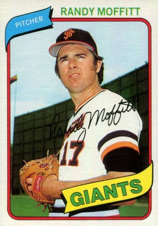 1980 Topps Randy Moffitt #359 Baseball Card